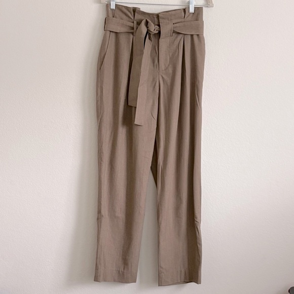 COS Lightweight Belted Wool Trousers- size 6 - Picture 2 of 10